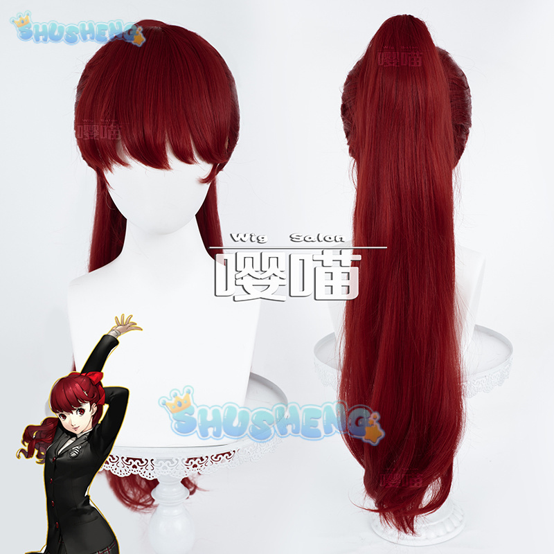 アニメ P5 ペルソナ吉沢かすみコスプレウィッグアニメキャラ - Cosplay Prop のレビューと価格