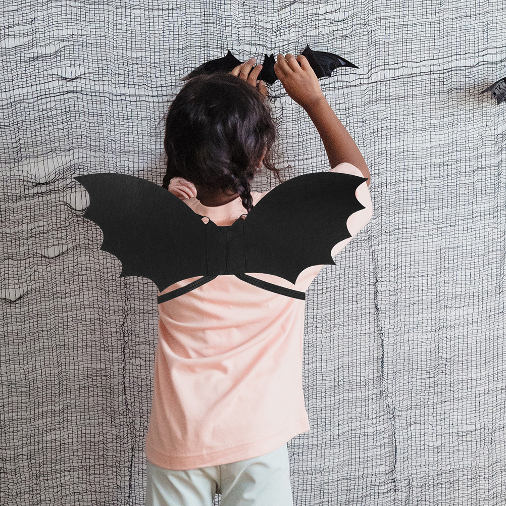 2セット エヴァ バットウィング 調節可能な子供用ハロウィン - Cosplay Bat Prop のレビューと価格