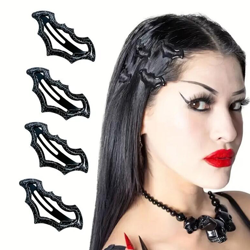 △   10 個ハロウィンバットヘアピンセットマルチカラーか - Cosplay Bat Prop のレビューと価格