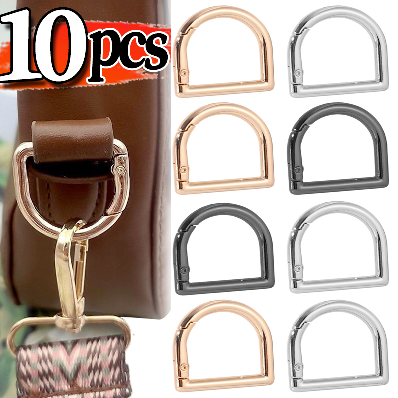 D型スプリングリング開閉式レザーバッグハンドバッグストラップ - D Ring Strap のレビューと価格