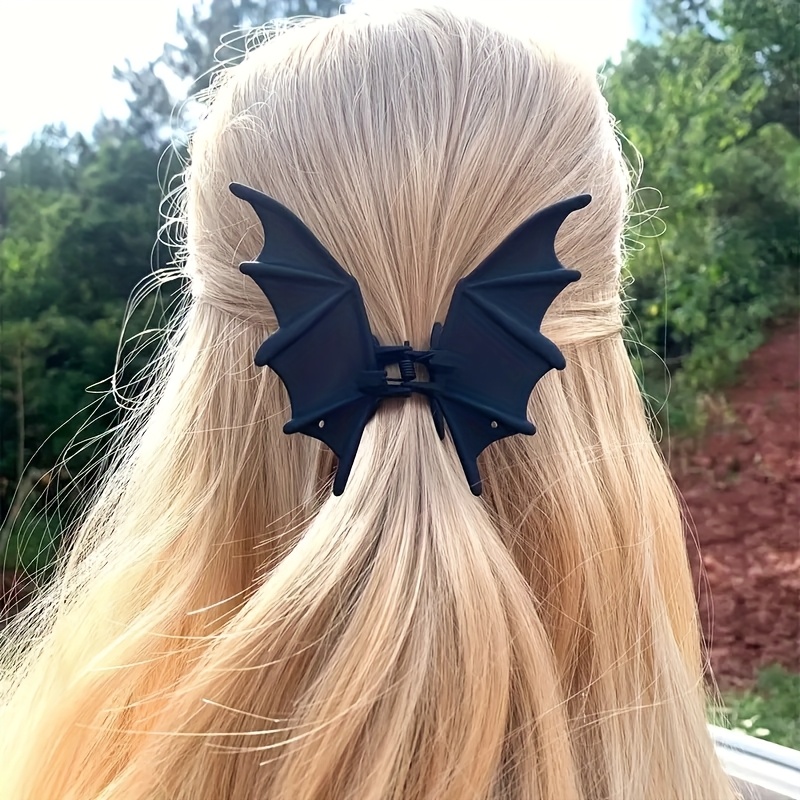 ゴシックバットヘアクリップ ハロウィン マットブラック ゴシ - Cosplay Bat Prop のレビューと価格