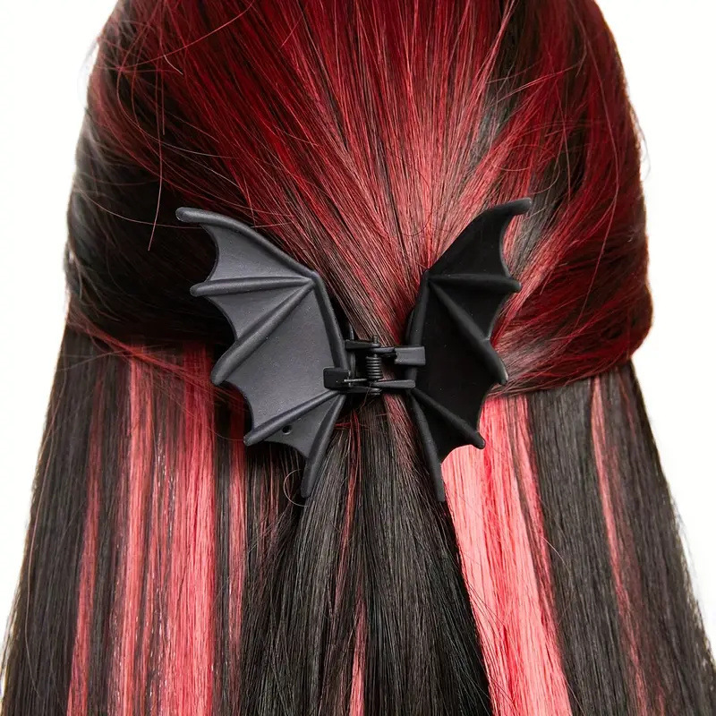 ゴシックバットヘアクリップ ハロウィン マットブラック ゴシ - Cosplay Bat Prop のレビューと価格